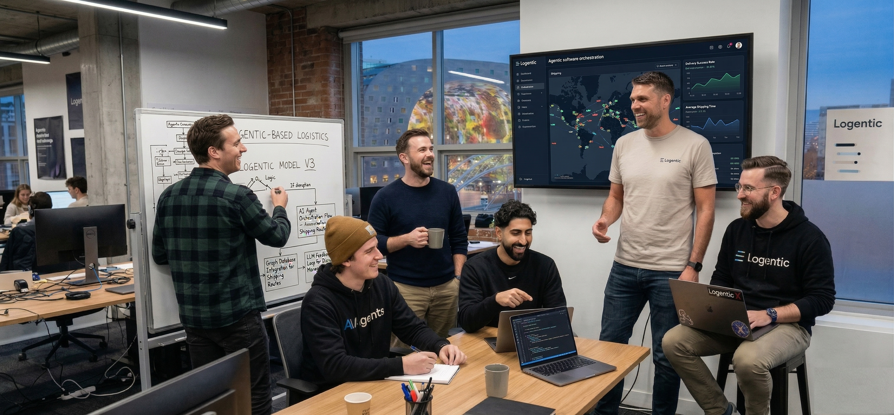 Het Logentic team in Rotterdam